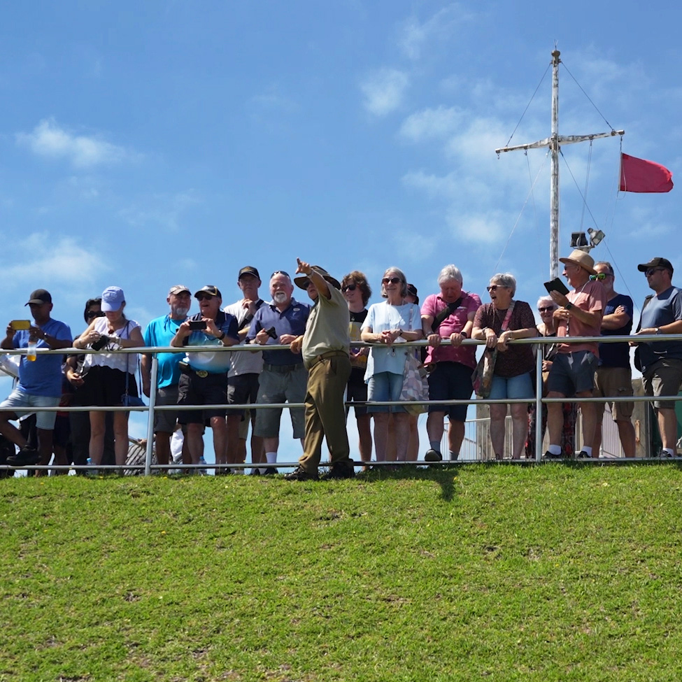 Aerial view of Fort Scratchley